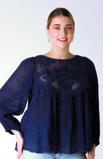 Prissy Top Twilight Navy